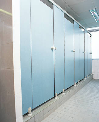 Public Commercial Gym Shower Cubicle with Toilet