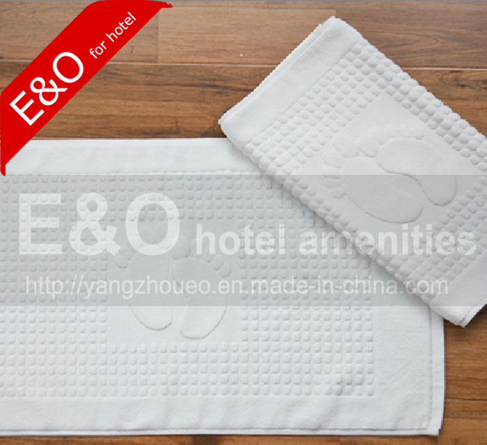 Plain Dyed Elegant 100% Cotton Bath Hotel Towel Floor Mat