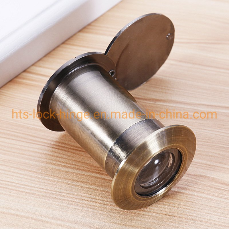 Zinc Alloy Door Viewer 200 Degree Wide Angle with Rotating Privacy Cover Door Viewer