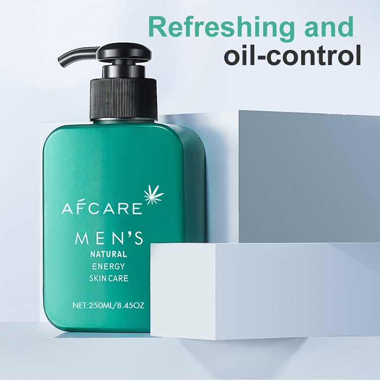 Man Facial Cleanser Face Wash Control Oil Private Labelling Skin Care Bundle
