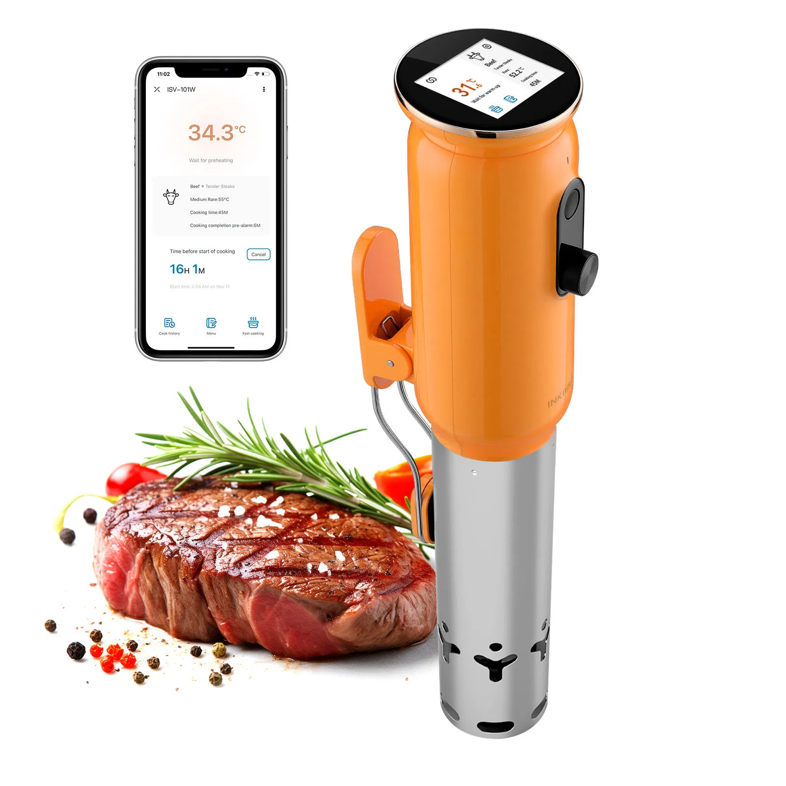 Inkbird Isv-101W Circulation Heating with APP WiFi Slow Sous Vide