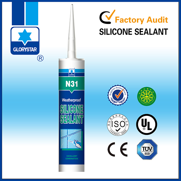 Colorful Weather-Proof Neutral Silicone Adhesive Glue 300ml 420g