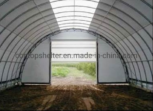 26m Storage Shelter Hot Galvanized Steel Frame Suihe Storage Shelter 20X40FT Container Shelter