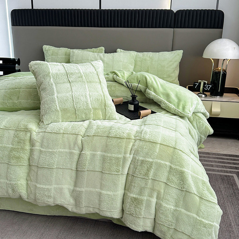 Комплект постельного белья из вельвета, 4 предмета