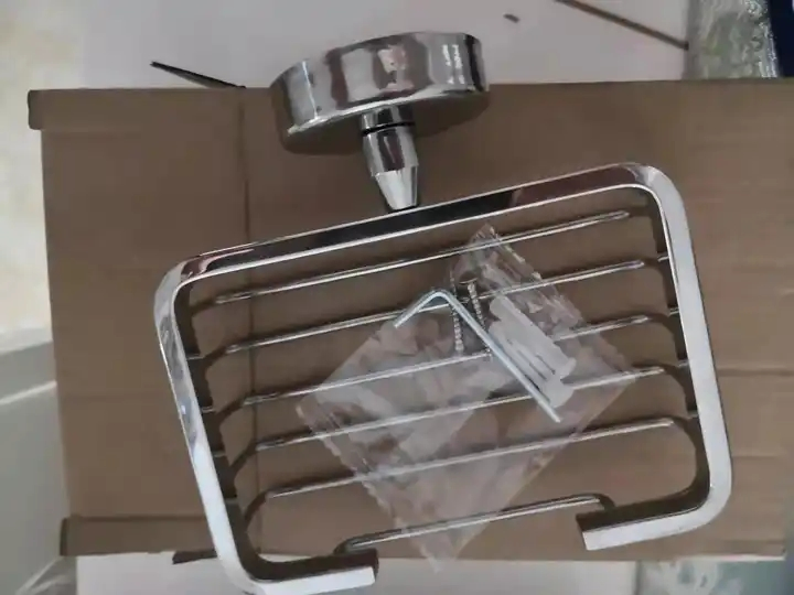 Wall Mounted Round Chrome 304 Stainless Steel Soap Basket