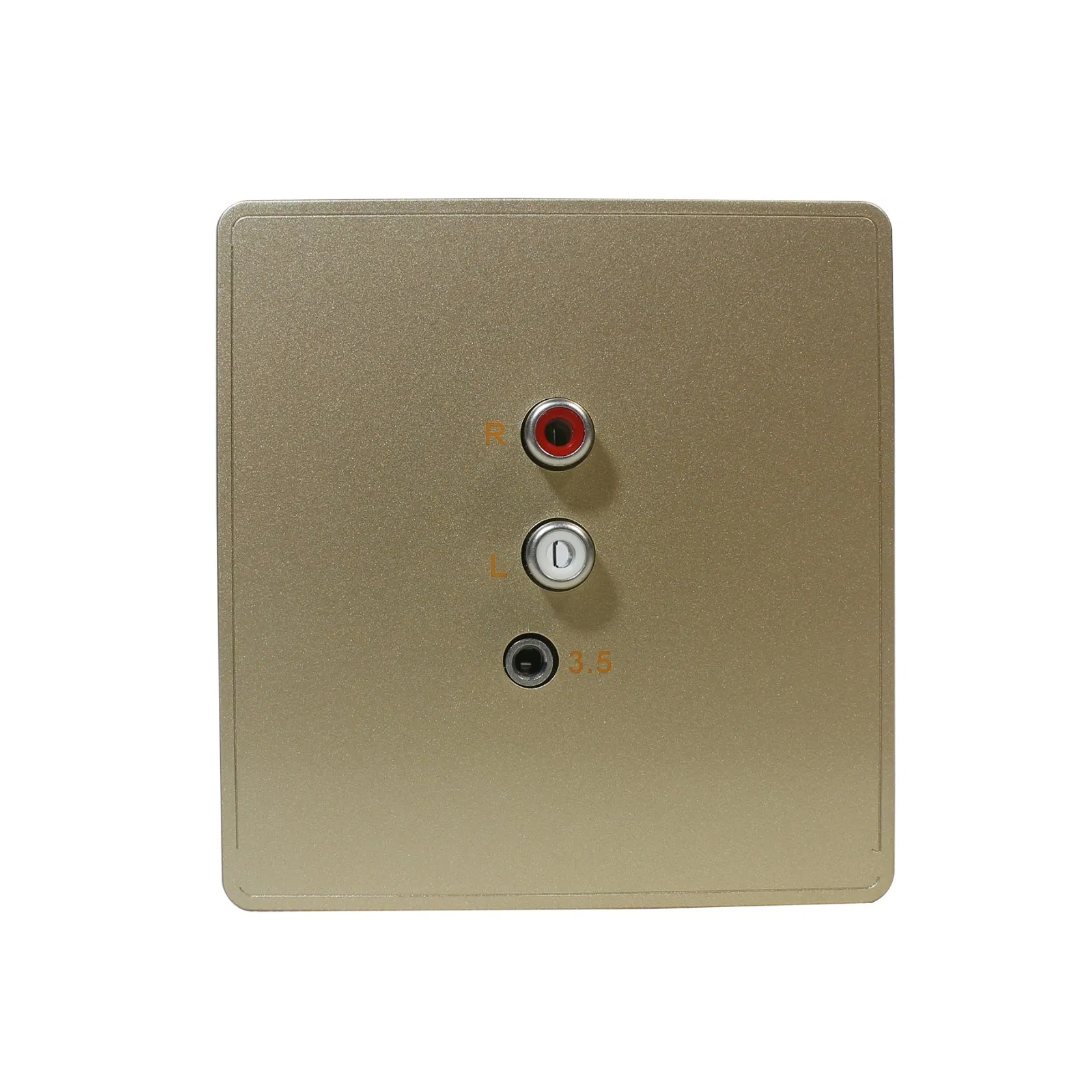 It-50m Stereo Source Wall Input Panel in European 86 Standard Use for Smart Home Theater Amplifier and Audio Set