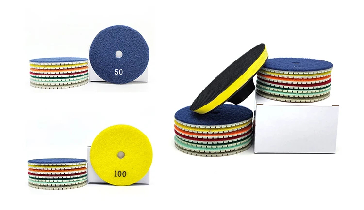 Diamond Polishing Flexible Pad for Floor Concrete Granite Porcelain Tile Stone