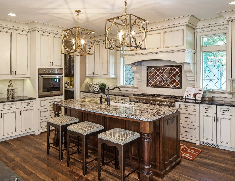 Classic Shaker White Solid Wood Kitchen Cabinets Designs