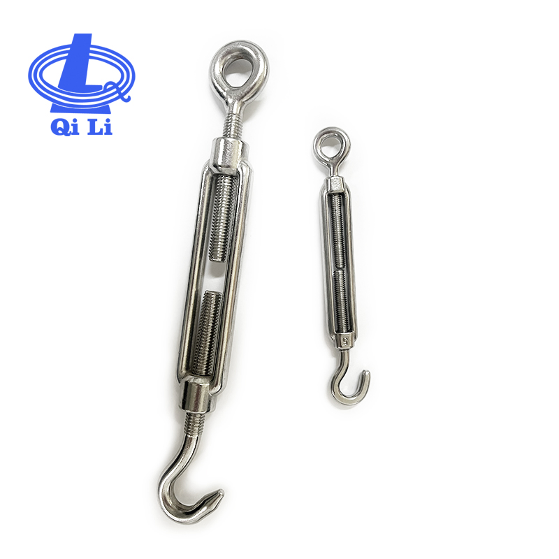 China Supplier High Quality Stainless Steel Turnbuckle with Hook and Eye