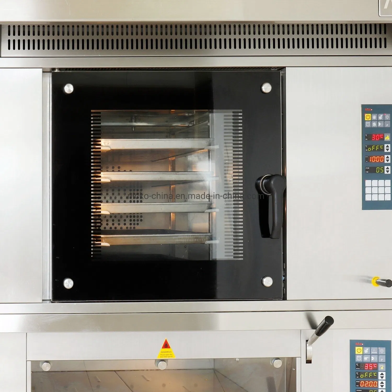 Convention Electric Convection Oven Deck Baking Oven Prooing Combination Oven, 5 Trays Convection Rotary Oven+4 Trays Deck Ovens