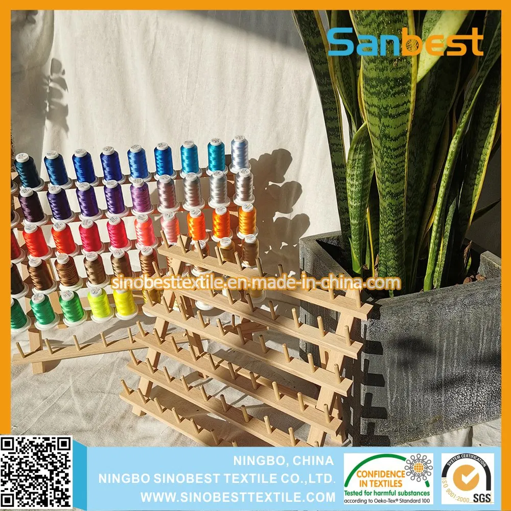 Embroidery & Sewing Thread Storage Racks Organizer Foldable Wooden Stand