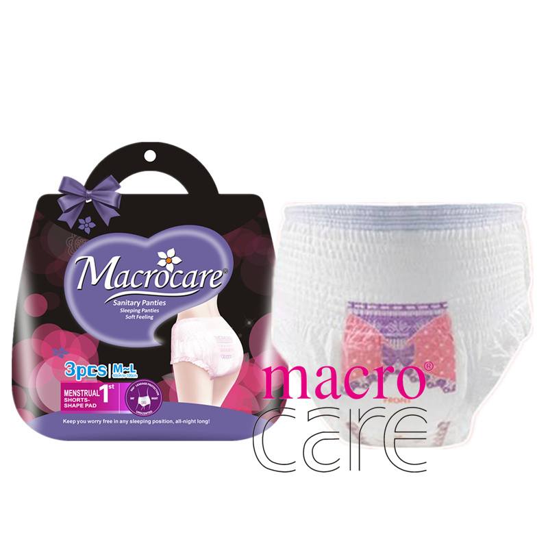 Disposable Women's Menstrual Period Panties Sanitary Napkin Maternity Menstrual Pad Overnight