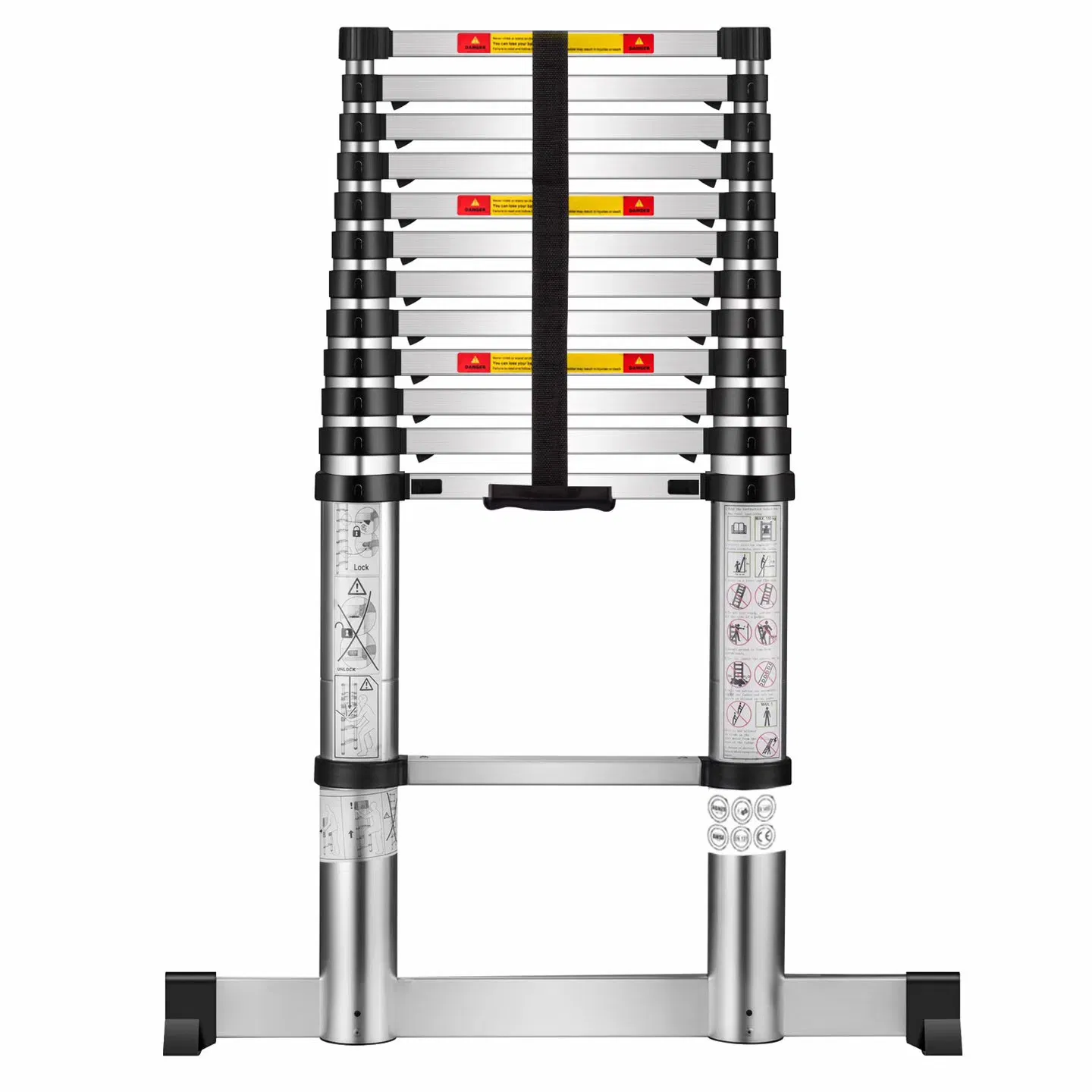 Heavy-Duty Multi-Function Telescopic Aluminum Ladder for All Tasks