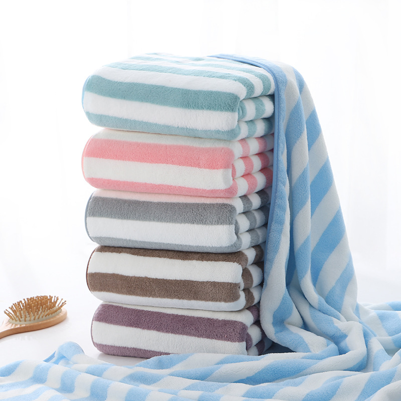 Wholesaleswimming Towel Coral Fleece Ultra Absorbent Beach Bath Towel