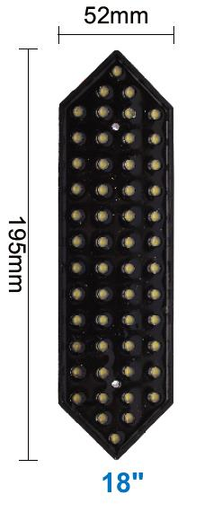 RoHS Approved 18 Inch Assembly 7 Segment LED Display with Waterproof for Outdoor or Semi-Outdoor Application