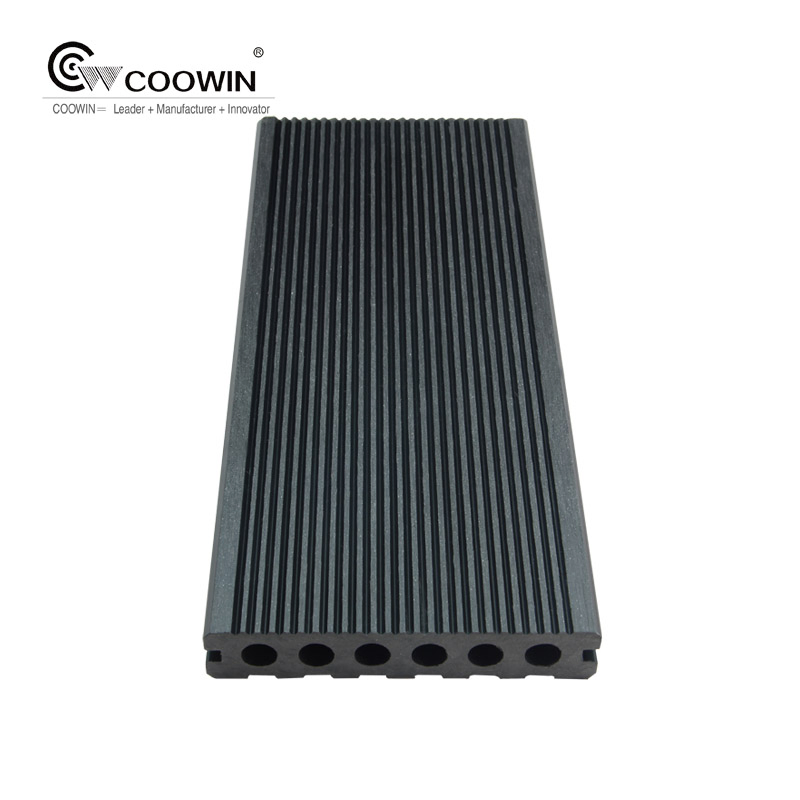 WPC Coffee Hollow Plastic Composite Decking Floor 140X25mm