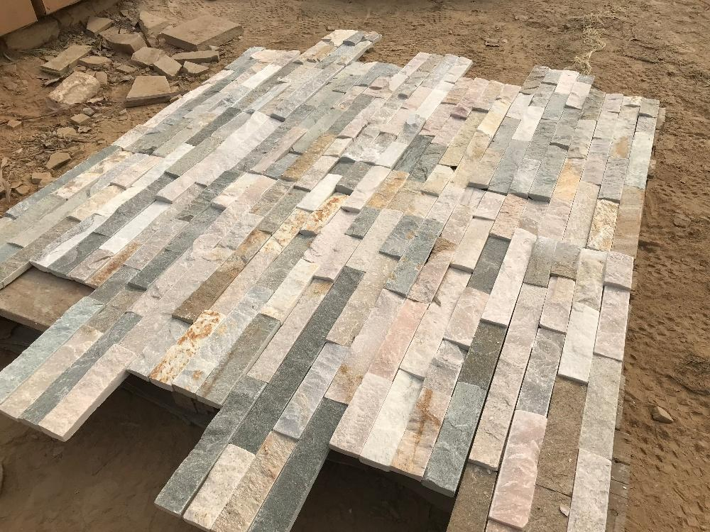 Rusty Slate Culture Stone Veneer Slate Veneer Ledge Stone Wall Facade