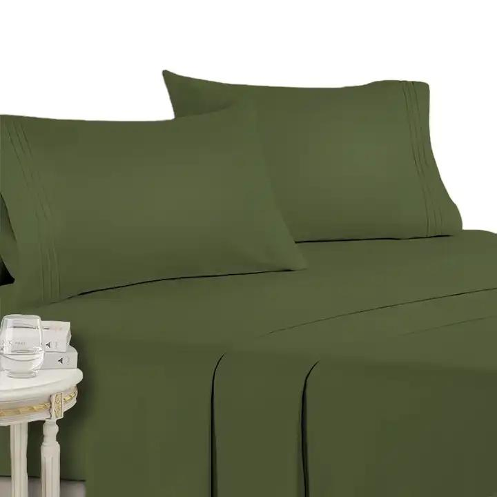 Luxury Quality Manufacturer Bamboo Fitted Bedding Bed Sheet Set for Hotel