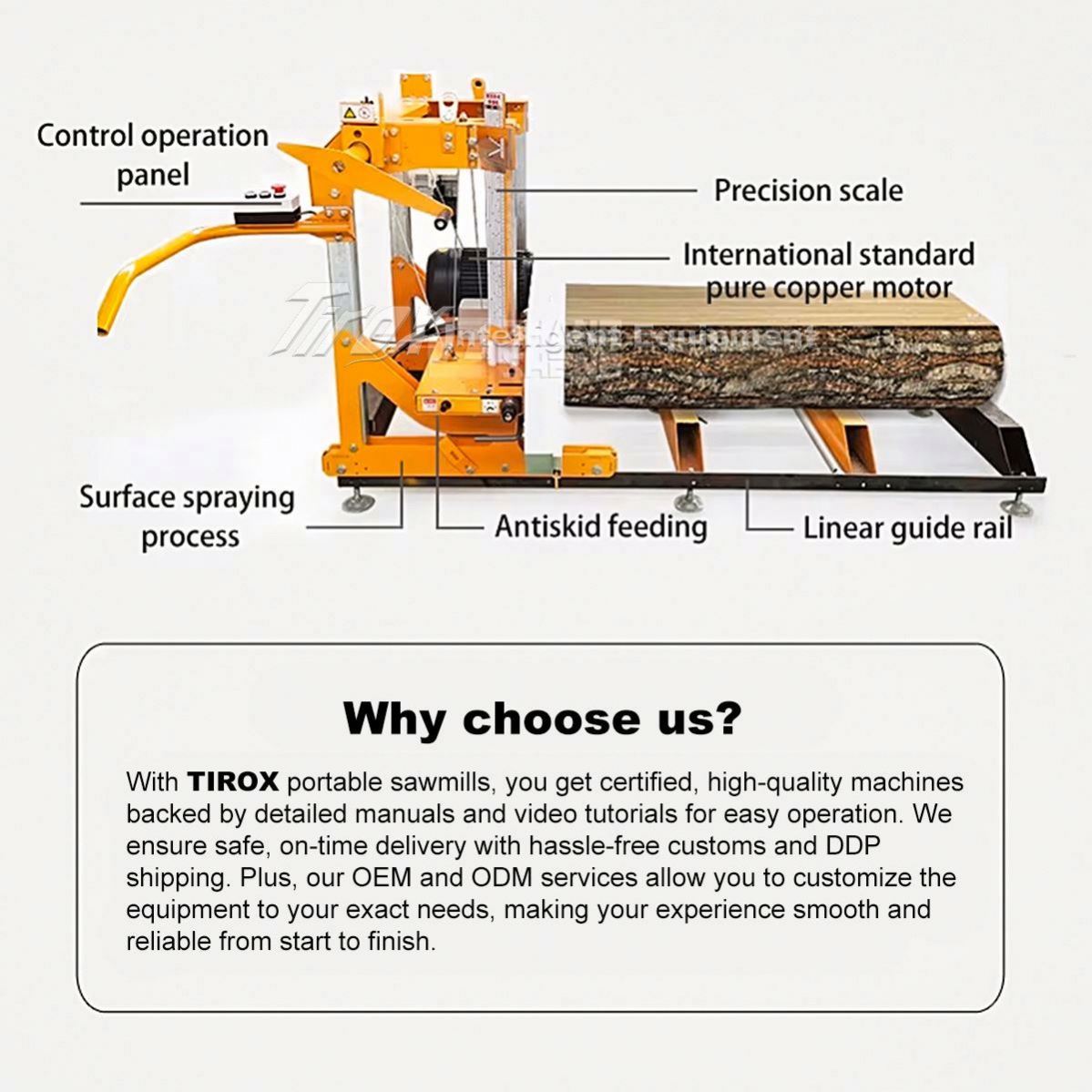 Пилорама ленточная портативная