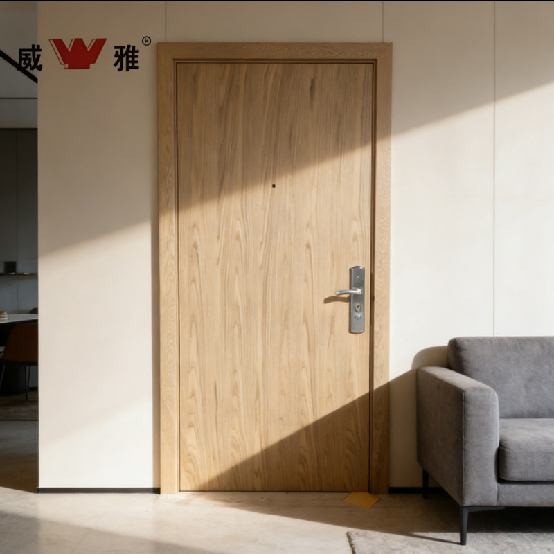 Premium Solid Wood Core with Advanced Fire Retardant Treatment Interior Passage Wooden Door