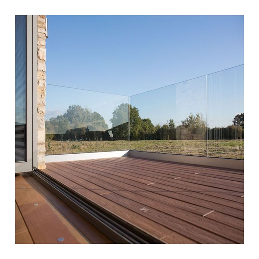 Ace U Channel for Tempered Laminated Glass Railing Fence Balustrade Handrail