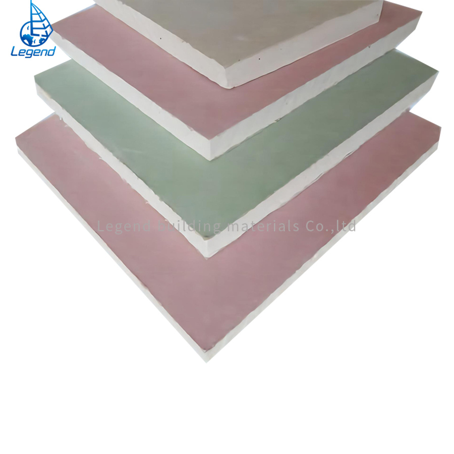 Waterproof Fireproof Moisture-Proof Plasterboard Drywall Gypsum Board 7mm Chinese Supplier