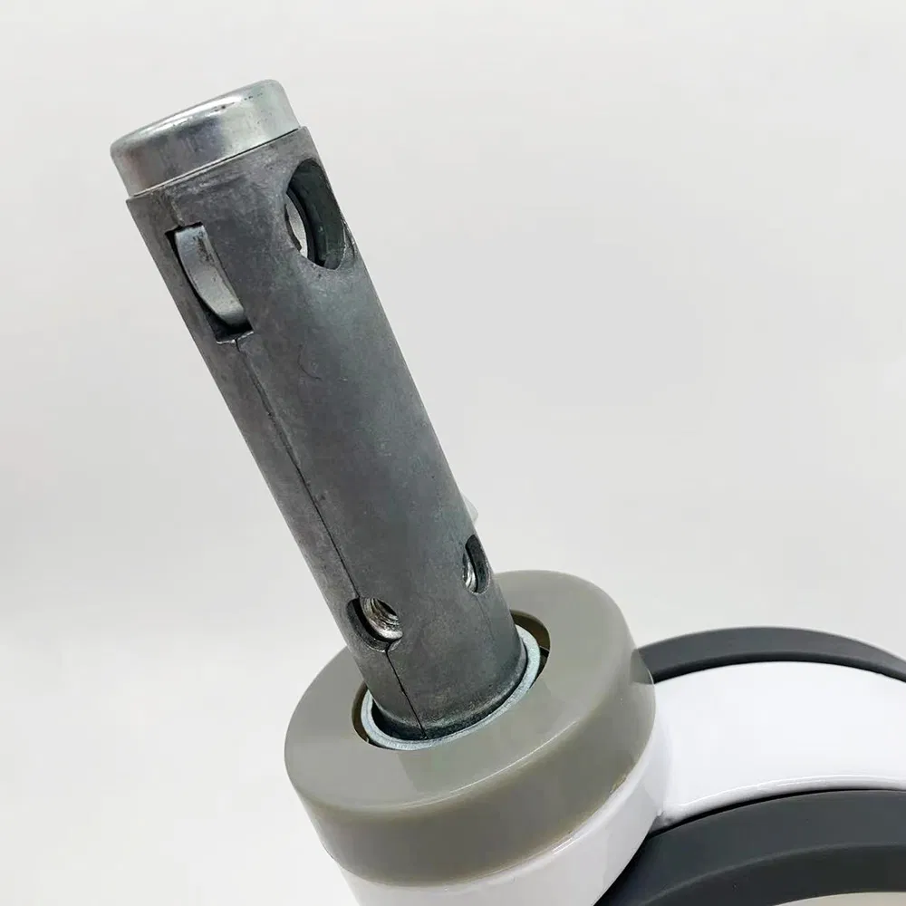 Ylcaster 130*66mm Medical Central Lock Swivel Caster Wheel for Hospital Bed