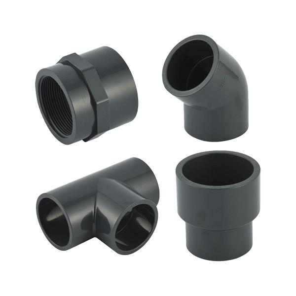 UPVC Plastic Chemical Industrial Cross Fitting Adaptor