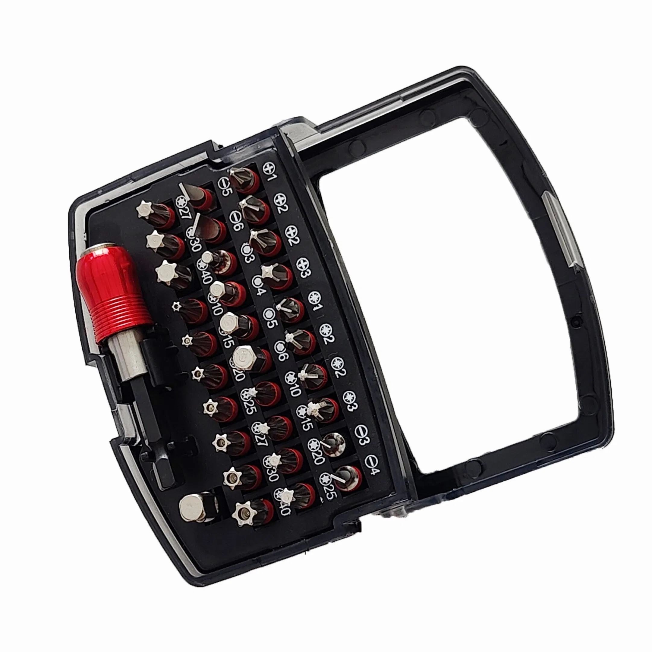 Comprehensive 32PCS Sandblasted Impact Bit Screwdriver Bit Set