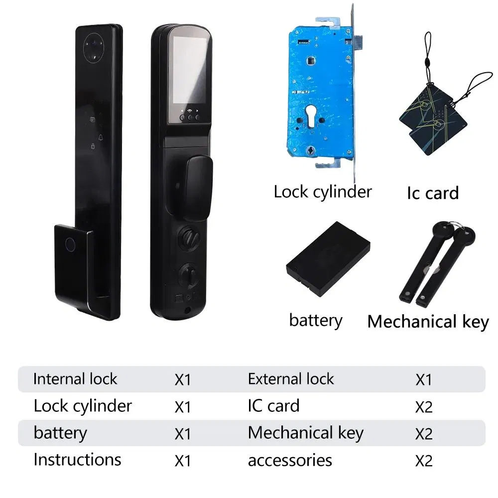 Bingoelec WiFi Tuya Smart Lock Anti-Theft Door Smart Door Lock