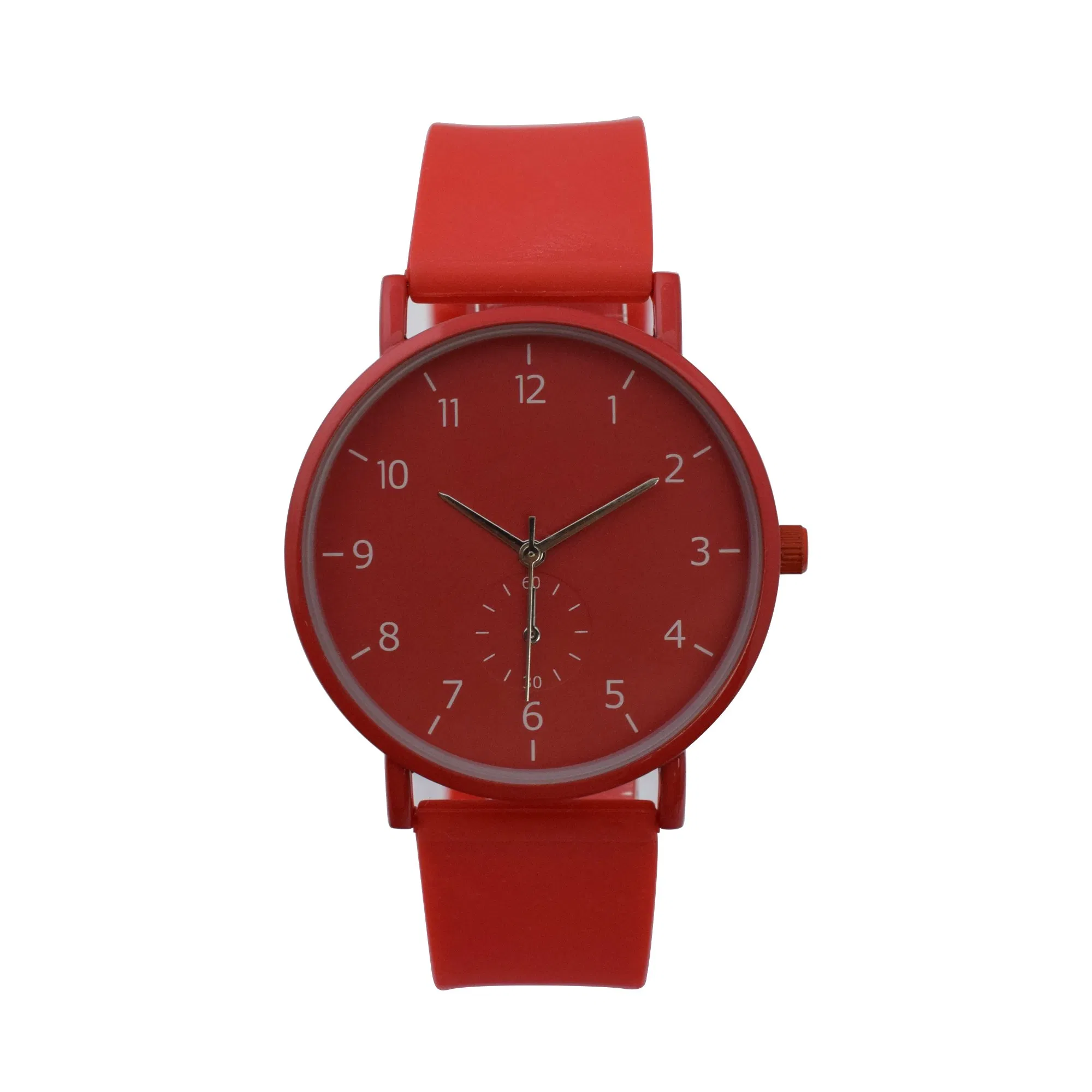 Hot Sale Waterproof Silicone Strap Lady Watch Quartz Watch Cheap Watch