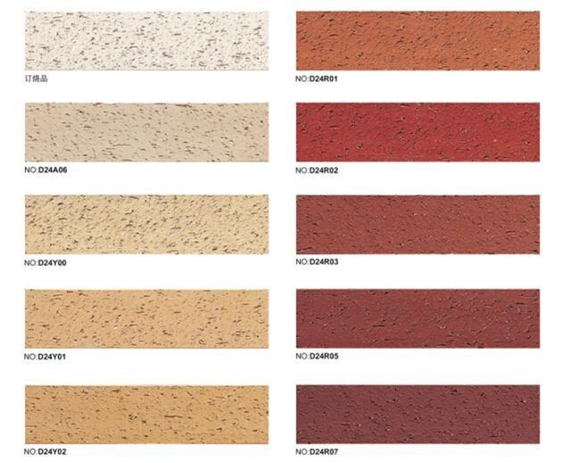 2023 Facing Brick Tiles Exterior Tile Outdoor Bricks Clay Tile for Villa