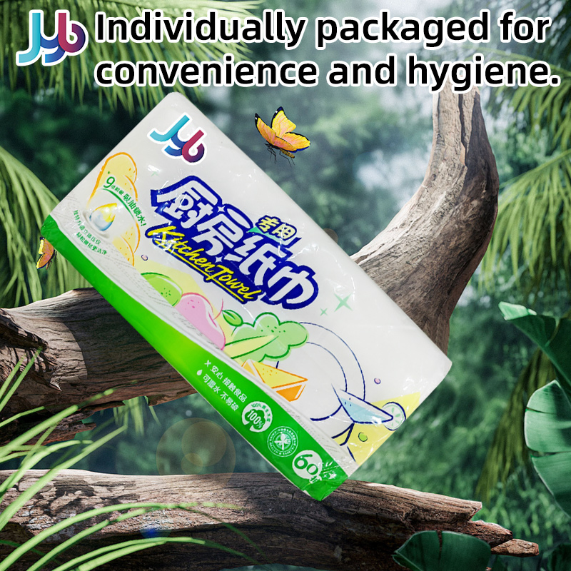 Strong and Tear-Resistant Kitchen Paper Absorbs Oil Without Leaving Marks Specially Designed for Stoves