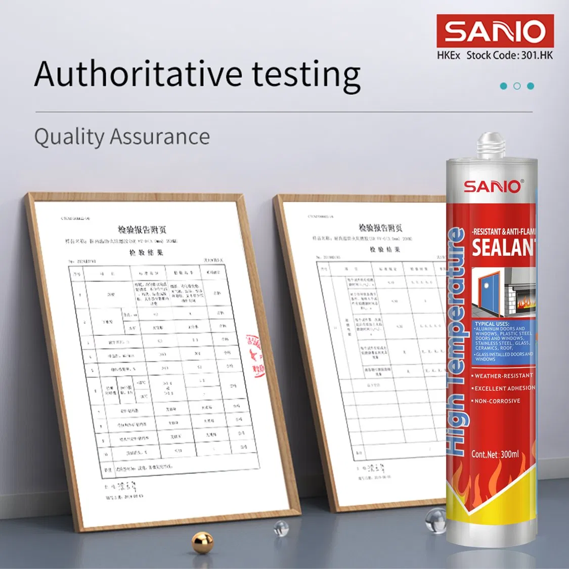 Wholesale Price High Quality Silicone Fireproof Sealant High Temperature Resistant Fire Retardant Sealant