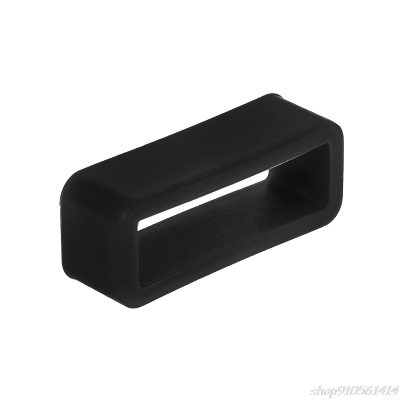 Silicone Anti-Fall Buckle Ring Loop Keeper Holder for Smart Watch