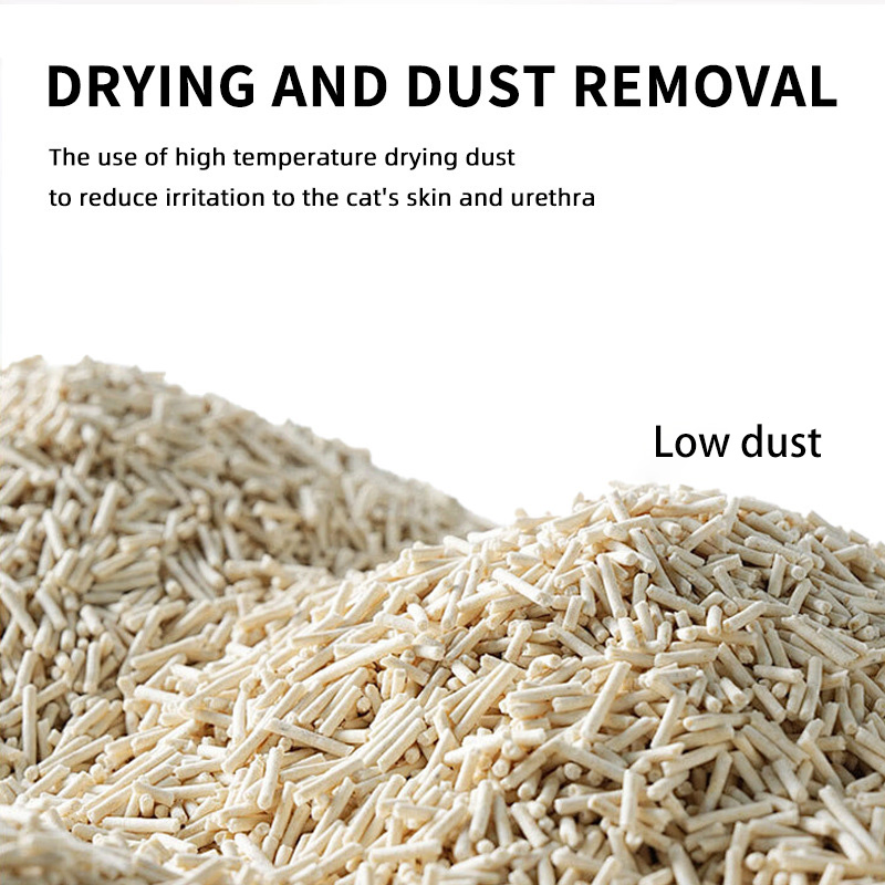 6L Plant-Based Green Tea Tofu Cat Litter Deodorizes and Eliminates Dust
