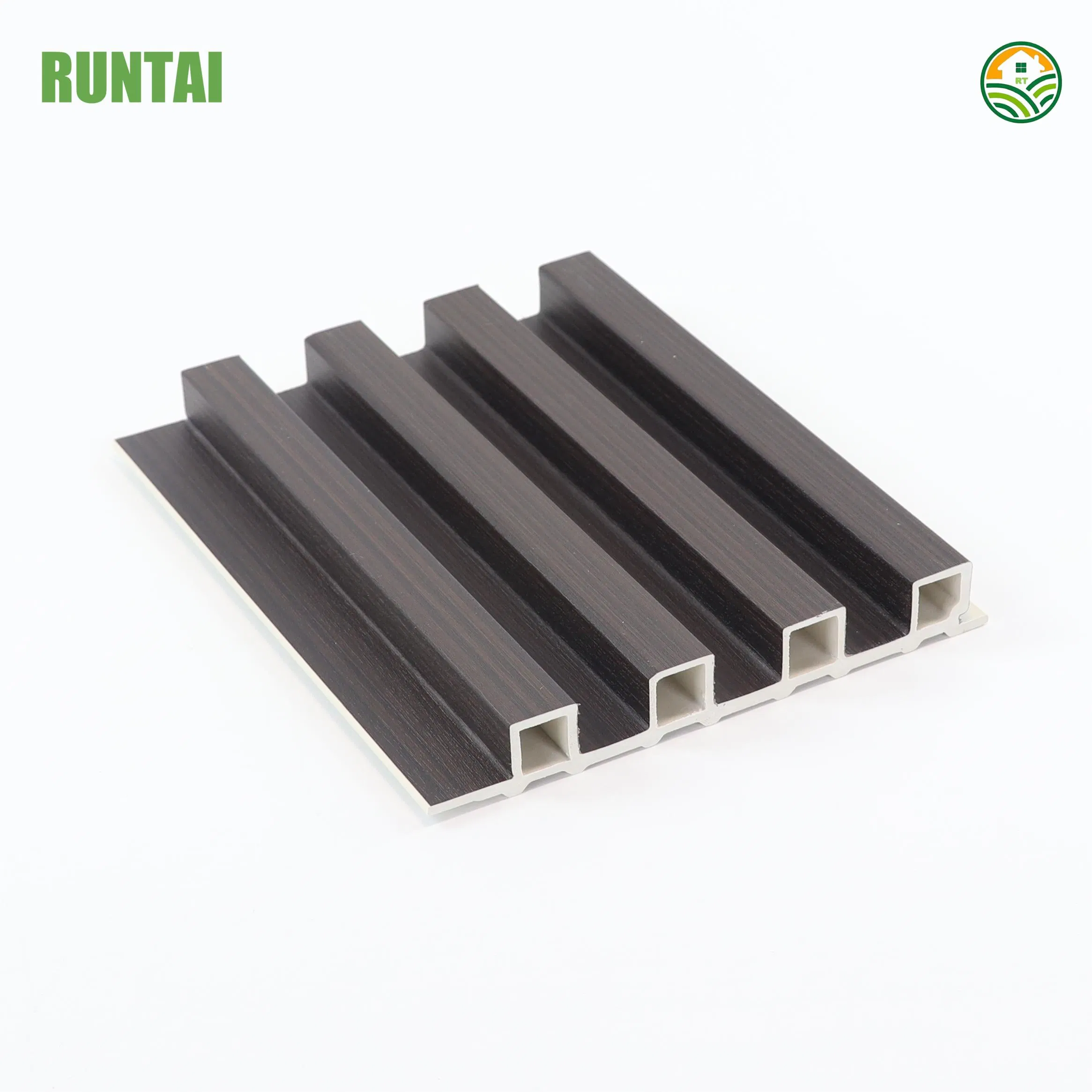 Decorative WPC 3D Fluted Wall Panel for Inteiror Wooden Louver PVC Panel 160X24mm