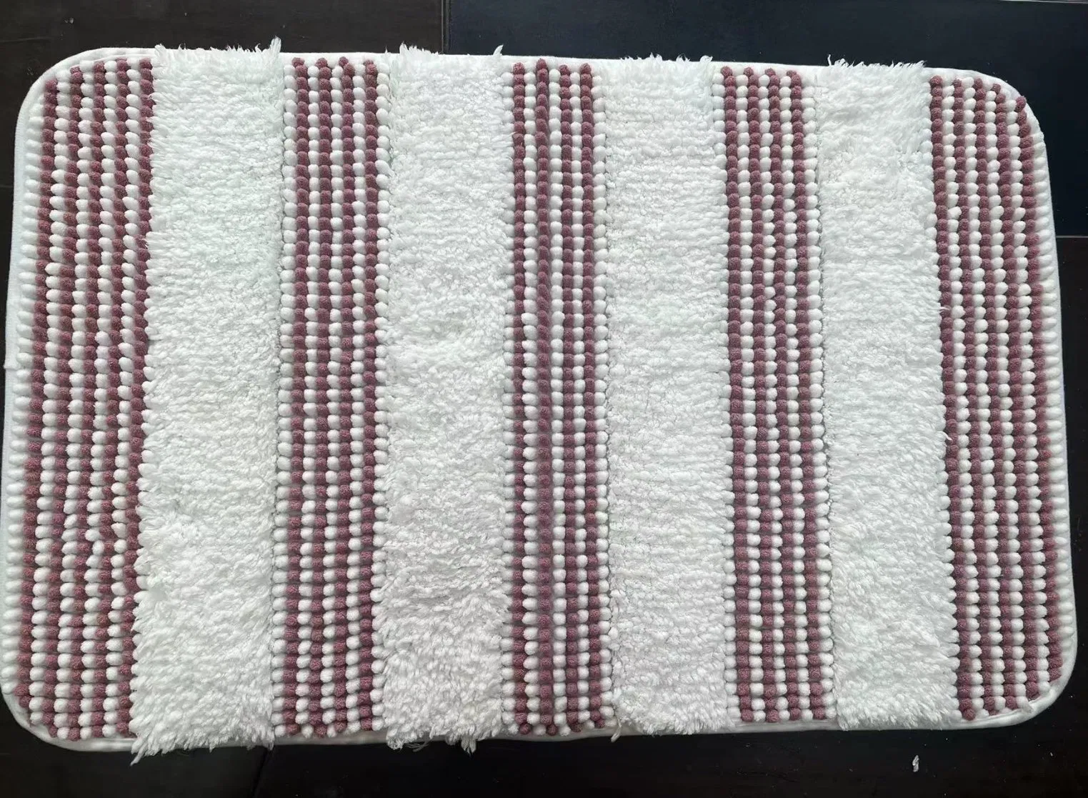 Non-Slip Machine Washable Perfect Chenille Bath Mat