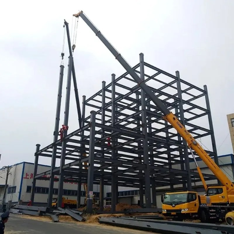Good Price Workshop Column Prefabricated Warehouse Storage Bin Steel Structure Building Galpon