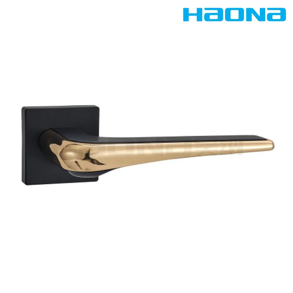 New Door Locks Hardware Split Type Aluminum Zinc Alloy Bathroom Lever Handle on Rose