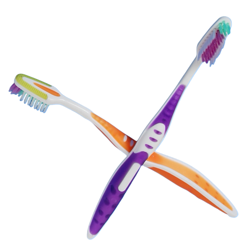 OEM Adult Tooth Brush with Custom Logo Soft Bristles & Plastic Manual Tooth Brush