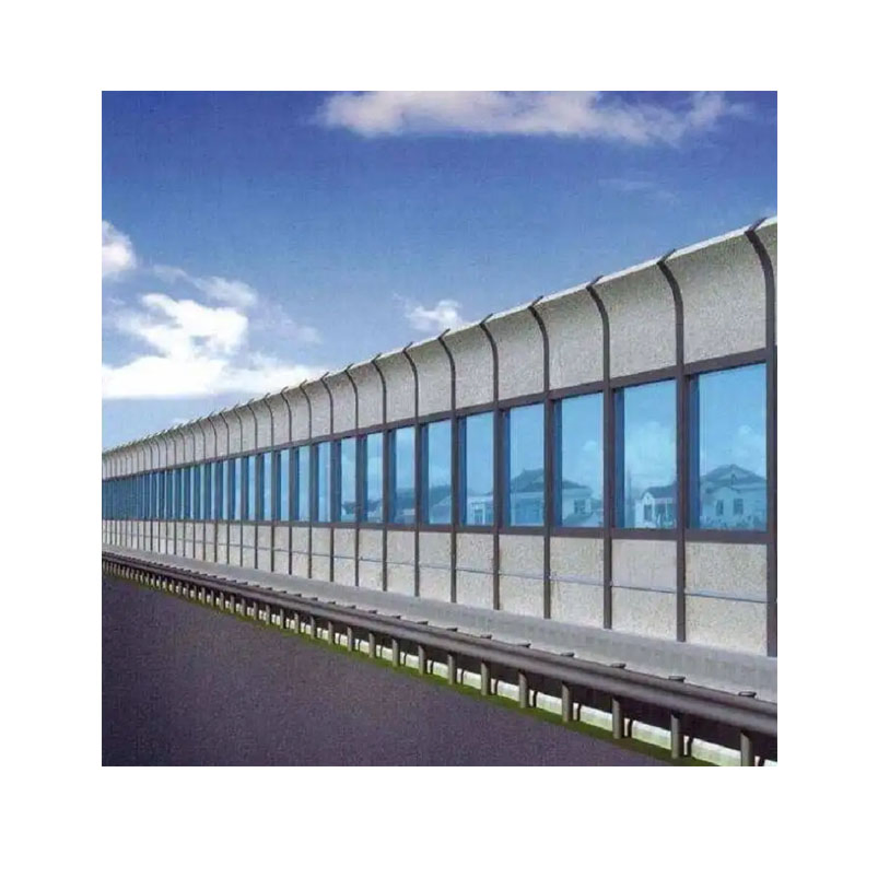 Customized Residential Powder Coated Highway Sound Barrier Panels Noise Barrier Wall Soundproof Screen Fencing