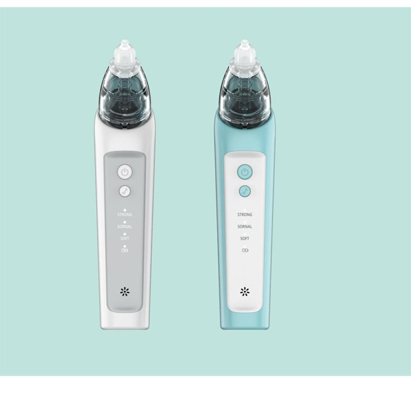 Rechargeable Electric Nose Sucker Nasal Aspirator with Music Function Adjustable Volumefor Baby