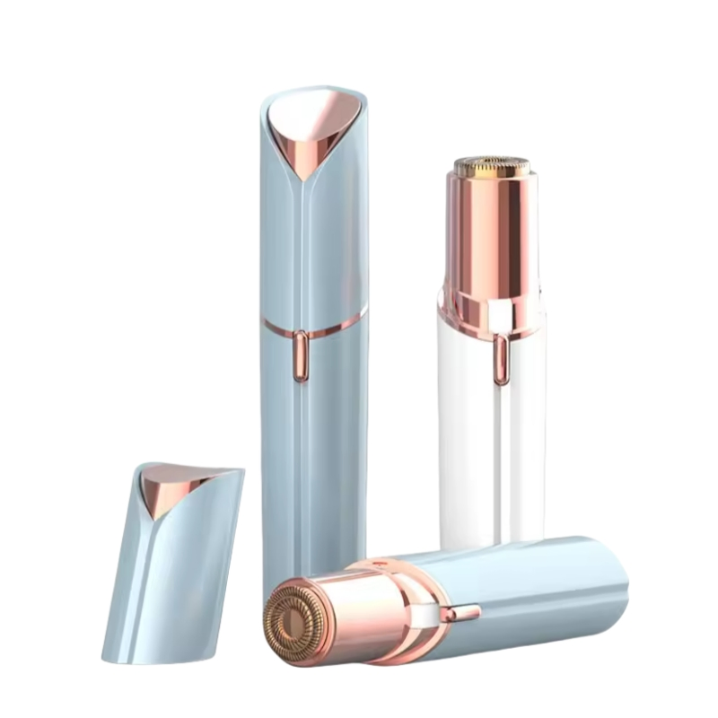 Mini Portable USB Rechargeable Electric Eyebrow Lipstick Shape Nose Hair Trimmer