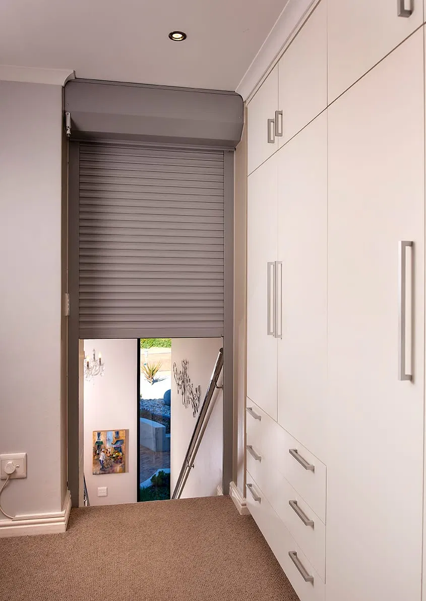 Antirust Motorized Aluminum Security Roller Shutter with Tubular Motor