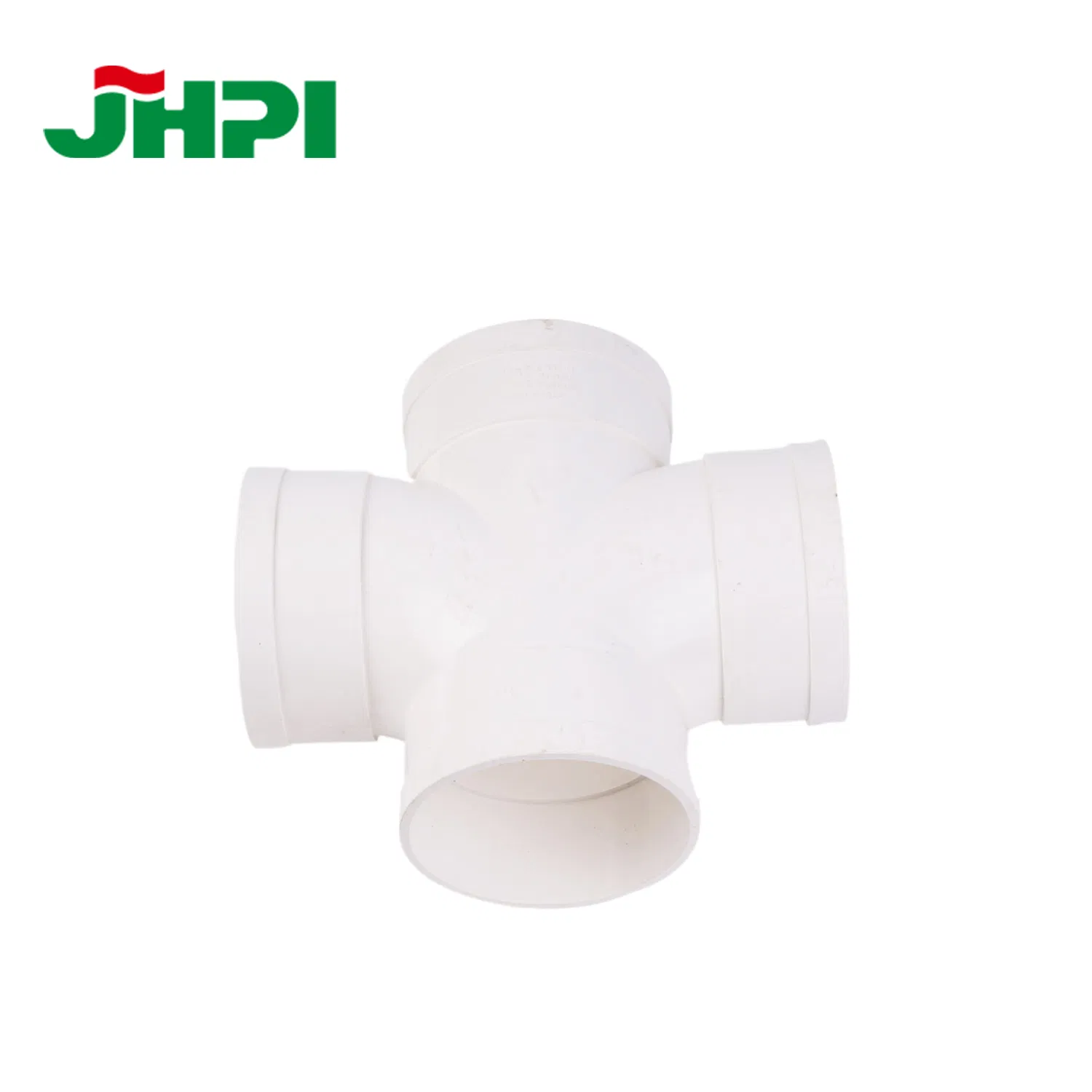 Custom White PVC Plastic Drain Pipe Four-Way Cross Pipe Fittings