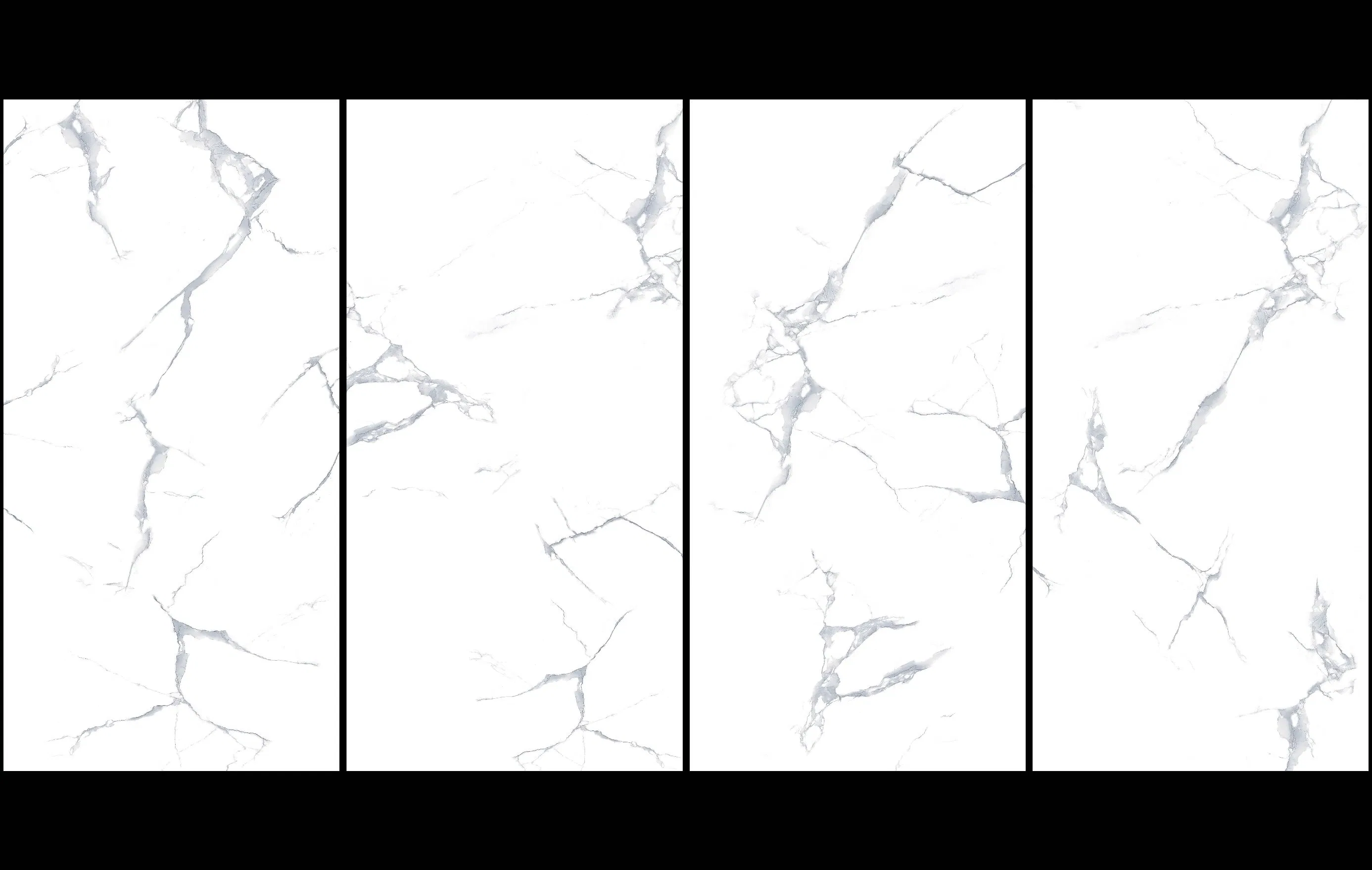 Foshan Decoration White Color 600X1200mm Full Body Glazed Polished Porcelain Marble Floor Tile