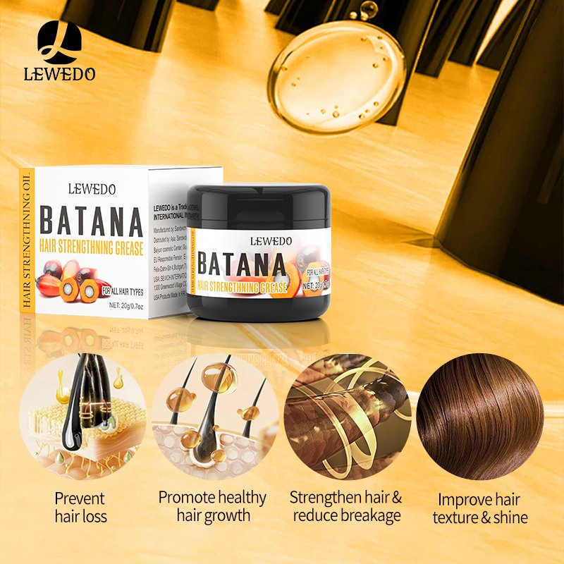 Natural Hair Care Treatment Batana Hair Butter Strengthning Grease for Hair Growth