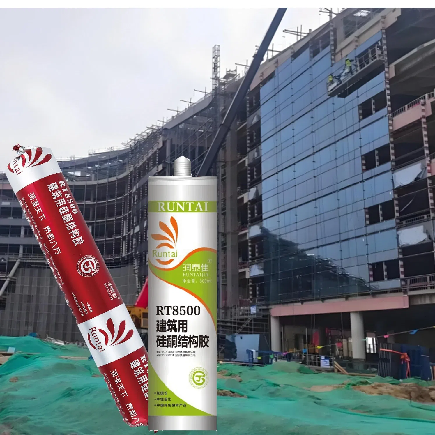 Runtai Manufacturer OEM Structural Glass Bonding Silicone Sealant for Curtain Wall