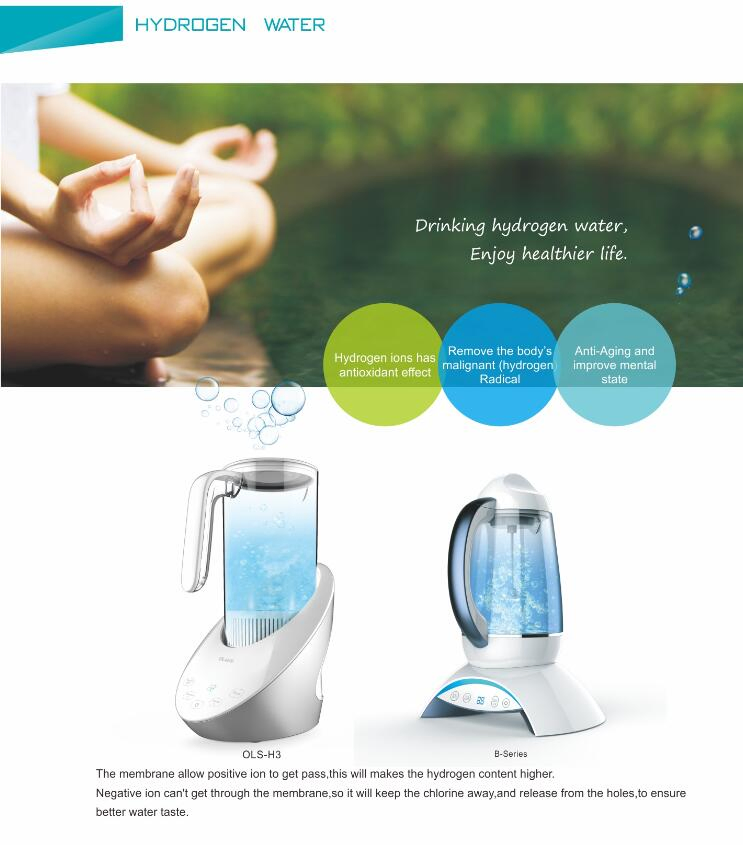 Portable Home Spe Technology H2 Water Maker Hydrogen Water Pitcher Machine with FDA
